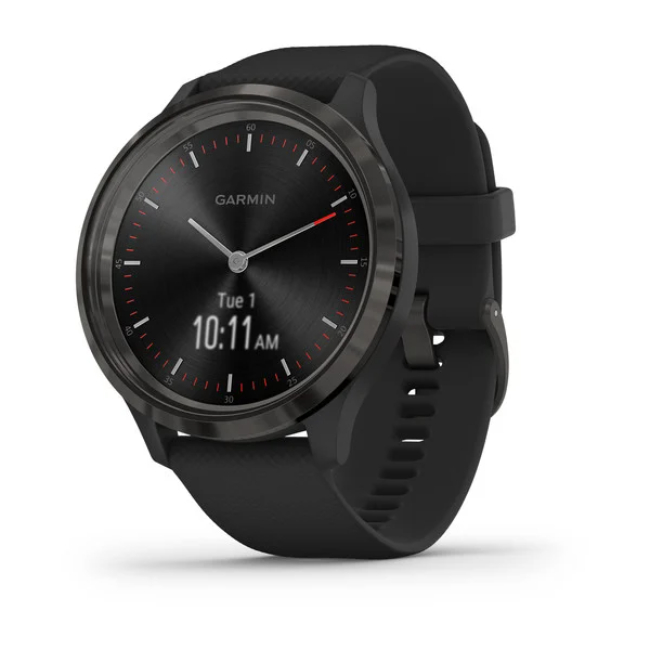 Garmin Vivomove 3 Sport Black Gunmetal with Silicone Band | 49-GAR-010-02239-01