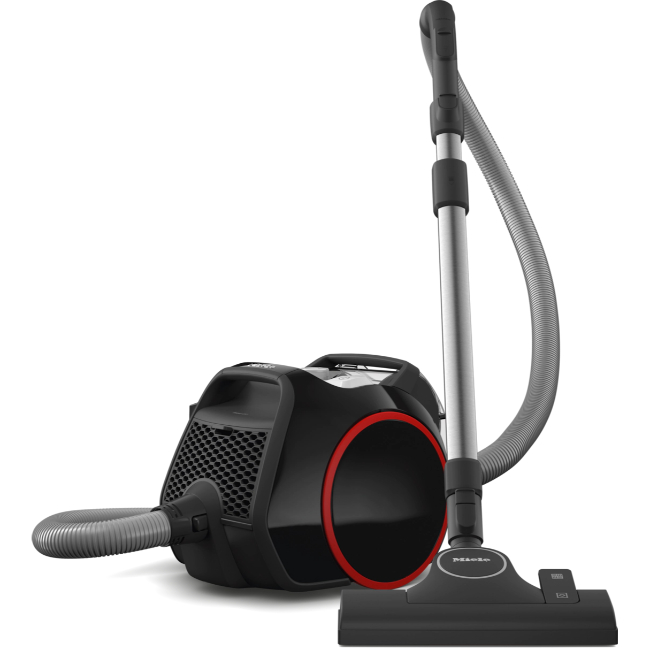 Miele Boost CX1 PowerLine Bagless Vacuum Cleaner - Obsidian Black & Red | SNRF0