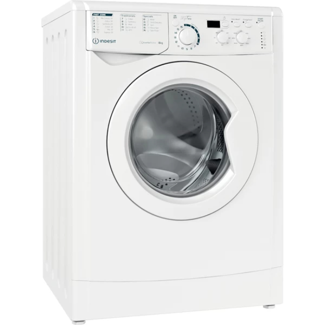 Indesit My Time 8kg 1400 Spin Washing Machine in White | EWD 81483 W UK N