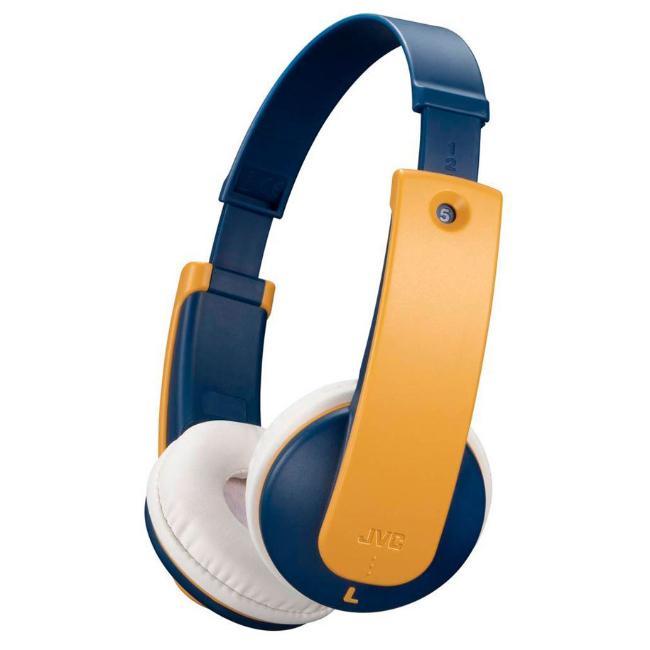 JVC Tinyphones Kids Wireless Headphones - Blue & Yellow | HAKD10WYE