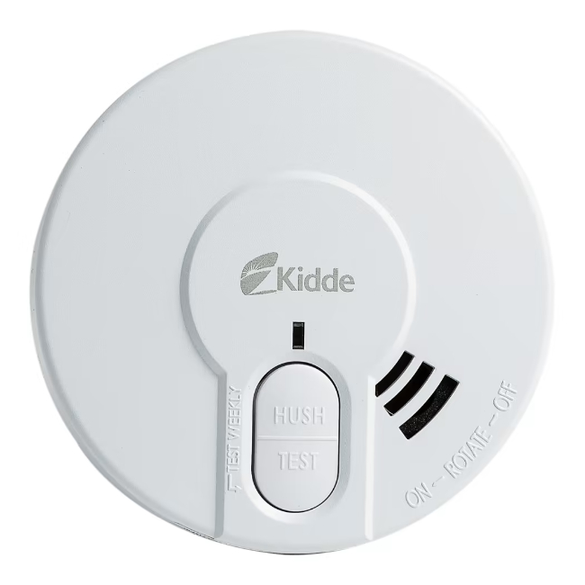 Kidde Battery Powered Smoke Alarm With Hush - White | FSK29HD