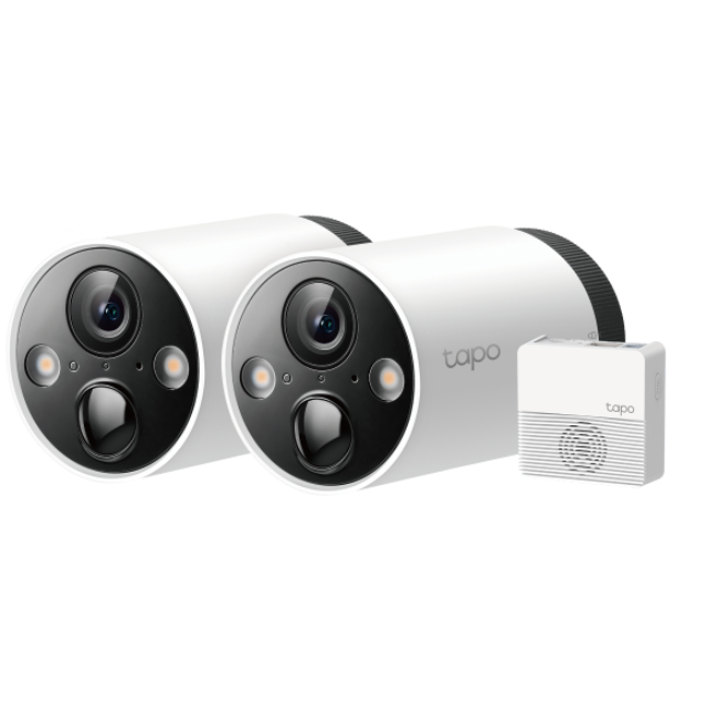 Smart Wire-Free Security Camera System - 2 Cameras | TAPO C420S2