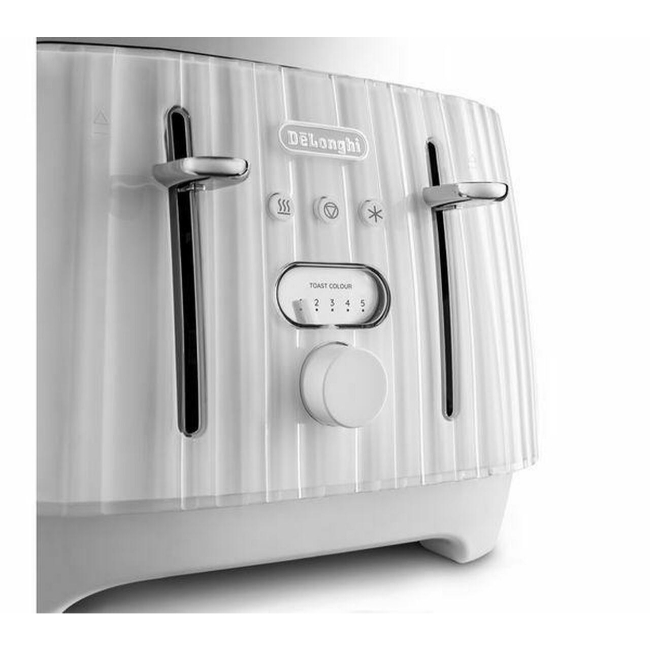 DeLonghi Ballerina 4 Slice Toaster White CTD4003.W DELCTD4003.W