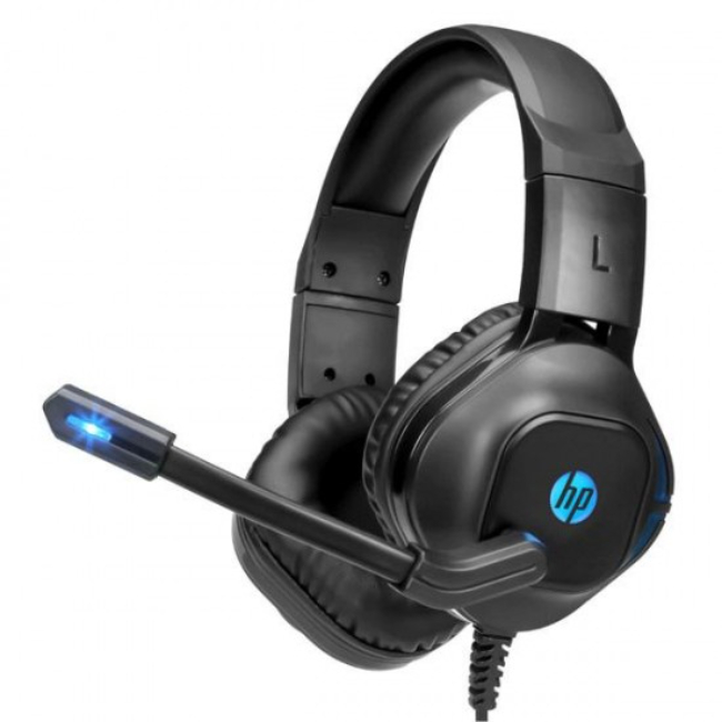 HP Led Gaming Headset with Mic - Black | DHE-8002